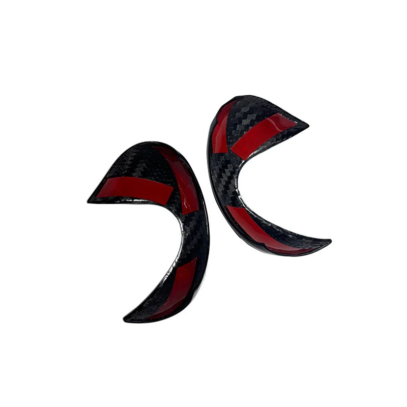 For Mercedes-Benz Smart Fortwo 451 2009-2015 Real Carbon Fiber Car Center Console Gear Shift Cover Upgrade Car Accessories