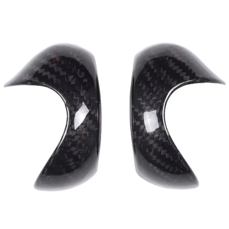 For Mercedes-Benz Smart Fortwo 451 2009-2015 Real Carbon Fiber Car Center Console Gear Shift Cover Upgrade Car Accessories