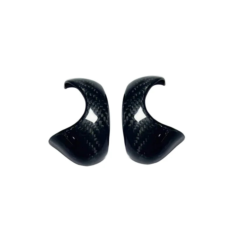 For Mercedes-Benz Smart Fortwo 451 2009-2015 Real Carbon Fiber Car Center Console Gear Shift Cover Upgrade Car Accessories